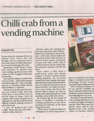 Say Hello to the Future of Seafood: Ready-to-Eat Crab Vending Machine